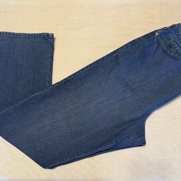 Gloria Vanderbilt Amanda Style Denim Jeans - Size 18 Long - 18L - Picture 3 of 6